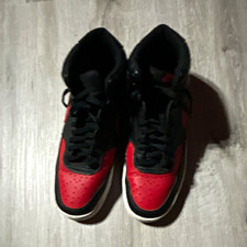 Nike Black/Red Colorblock High-Top Lace-Up Me...