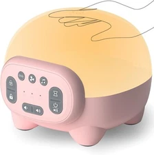Sound Machine for Kids Sleep with 8 Colors Night Light – 42 M-Pink, Pink 