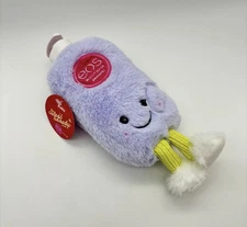 EOS Vanilla Cashmere Purple Lotion Bottle 9.5" Furry Stuffed Plush Toy Zuru NWT