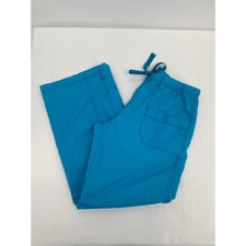 WonderWink WonderFLEX Faith Multi-Pocket Cargo Pants Blue Small Petite