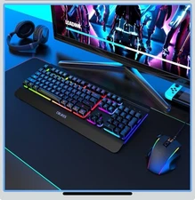 Colikes CL315 2.4g Wireless Keyboard And Mouse With Lightup Backlit Keyboard. 