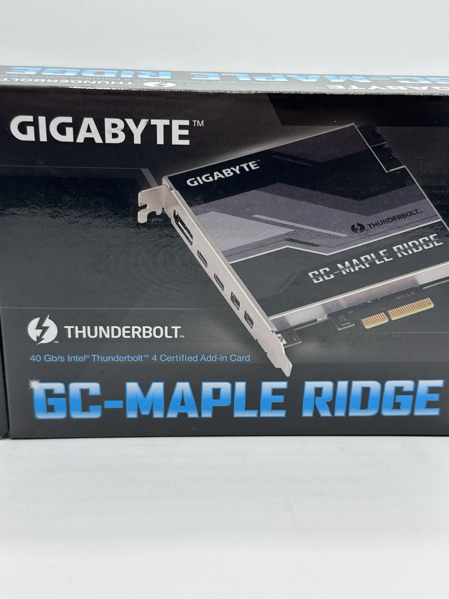 Gigabyte GC-MAPLE Ridge Thunderbolt 4 PCI-Ex4 add on Card