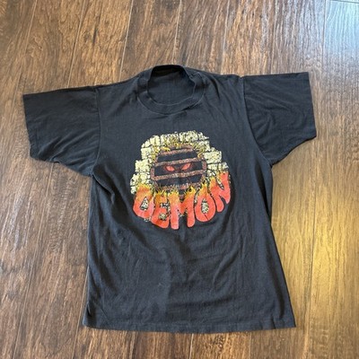 Vintage Six Flags Great America Demon Roller Coaster T Shirt