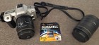 MINOLTA QTsi MAXXUM 35MM SLR FILM CAMERA 35-80MM WITH EXTRA LENS/BATTERIES - SEE — photo 1