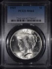 1925 Peace Dollar "PCGS MS64"