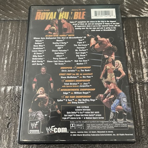 WWF Royal Rumble 2002 (DVD, 2002) Triple H The Rock Undertaker Kane Big Show  - Picture 2 of 7