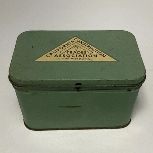 Vintage E. D. Bullard Company First Aid Kit Metal Tin SF CA No Contents