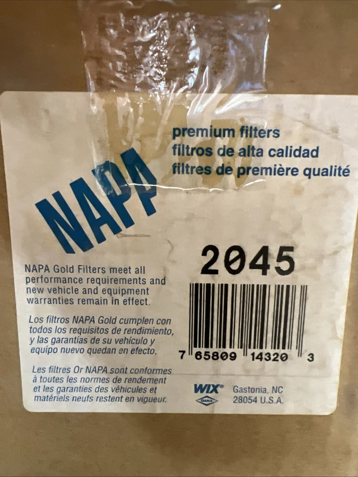 Filtro de aire NAPA Gold P/N 2045 nuevo en caja equipo Cat Caterpillar Foto 4 de 4