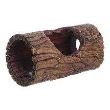 Resin Bark Amphibians Hideout Reptile Hideaway Lizard Habitat Decor For Aquarium
