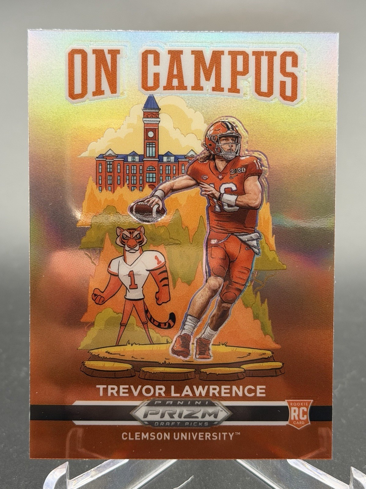 TREVOR LAWRENCE 2021 Prizm Draft Picks RC ON CAMPUS PRIZM Rookie SSP Jaguars 🔥