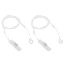 2 Pcs Anti-lost Pen Clip Holder Elastic Tether for Stylus Lanyard