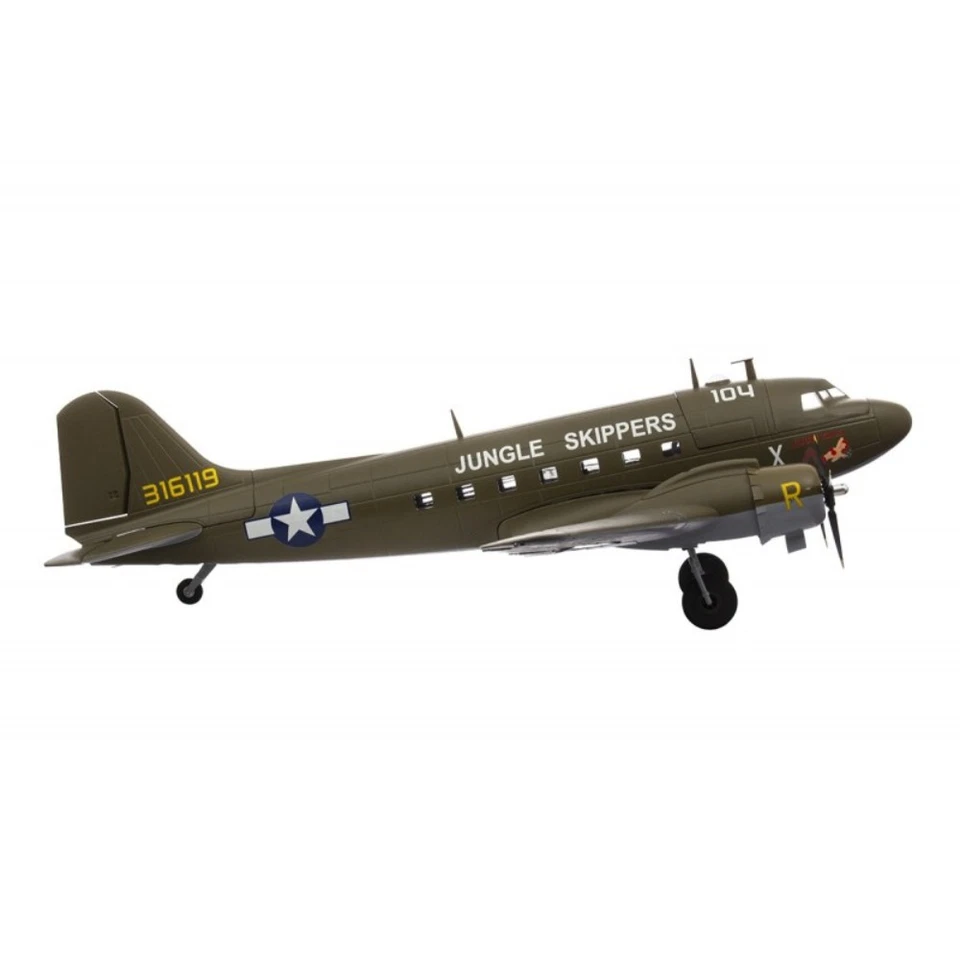 C 47 DC 3  EPO 1600mm grün PNP V2 Rosinenbomber WWII Brushless RC Neuheit 2025 - Bild 2 von 4