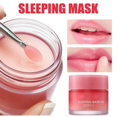 Lip Sleeping Mask Intense Hydration with Vitamin C,Berry,0.70 oz New