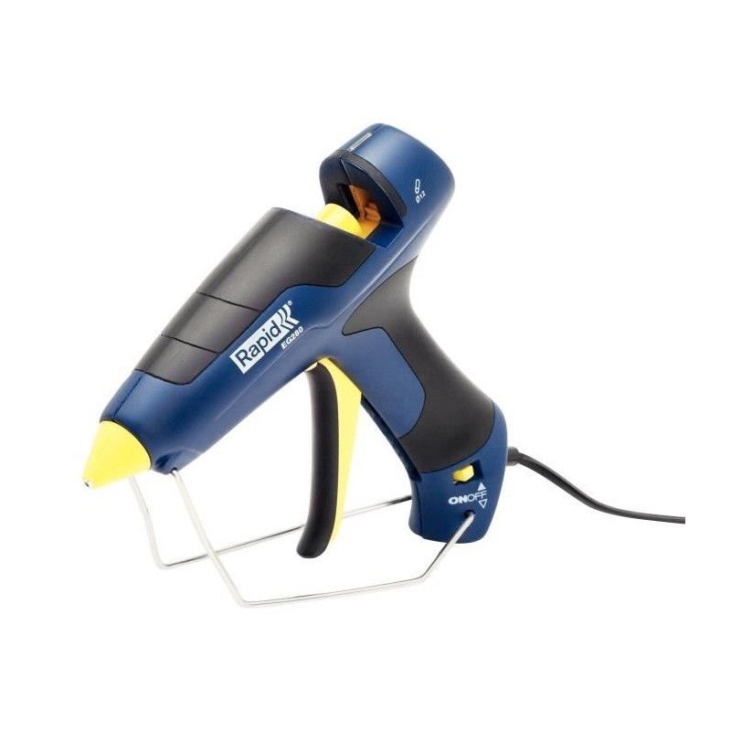Pistolet à colle 600g/h RAPID EG280 outil thermo-colleur bâton 12mm en blister
