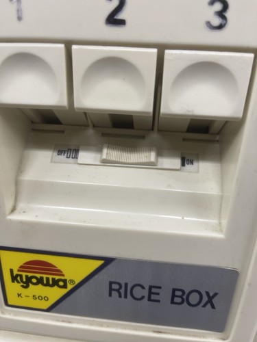 Vintage 28” Tall Kyowa Rice Box Dispenser Floral Model K-500 - Zdjęcie 8 z 14