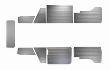 Für VW T3 T25 Bus 1985-1992 Tür Verkleidung 9 Pcs Grau O. P. Late Stil