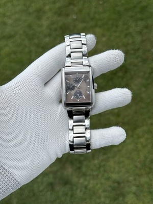 GUESS Silver Crystal-Trim Rectangular Bracelet Watch GUESS Ladies Silver Tone Analog Watch - GW0995L1 | GUESS  main image 3