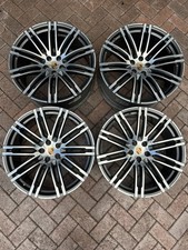 Oem Porsche Macan 21 Wheels Rims Set - Gts Oem Porsche Macan 21 Wheels Rims Set - Gts