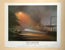 Paul Rickert 1980 Original Lithograph Poster