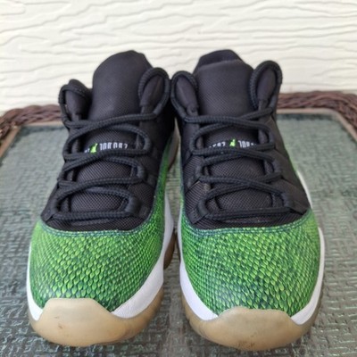 Size 8.5- Air Jordan 11 Retro Low 2014 Snakeskin Green EUC! | eBay