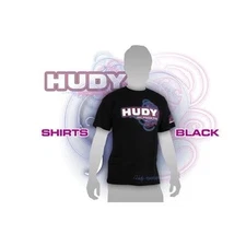 HUD281047L  Black Hudy T-Shirt Large