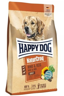 Happy Dog Natur Croq Rind+Reis 4 kg Trockenfutter für Hunde