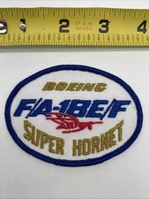 Boeing Aircraft Super Hornet F/A-18E/F ERROR Patch FA18EF ~3.5” Boeing F18