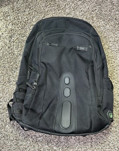 Dell Eco Spruce Backpack For Laptops Black Green 15.6 Inch Computer Bag Travel