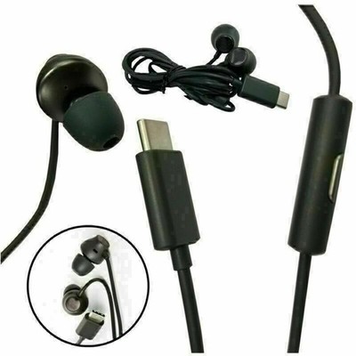 For HTC U11 Genuine USonic Denoise Earphone USB Type-C Microphone Headset Black