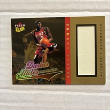 2004-05 Fleer Ultra Season Crowns Gold Darius Miles SC-DM Auto Trailblazer Error