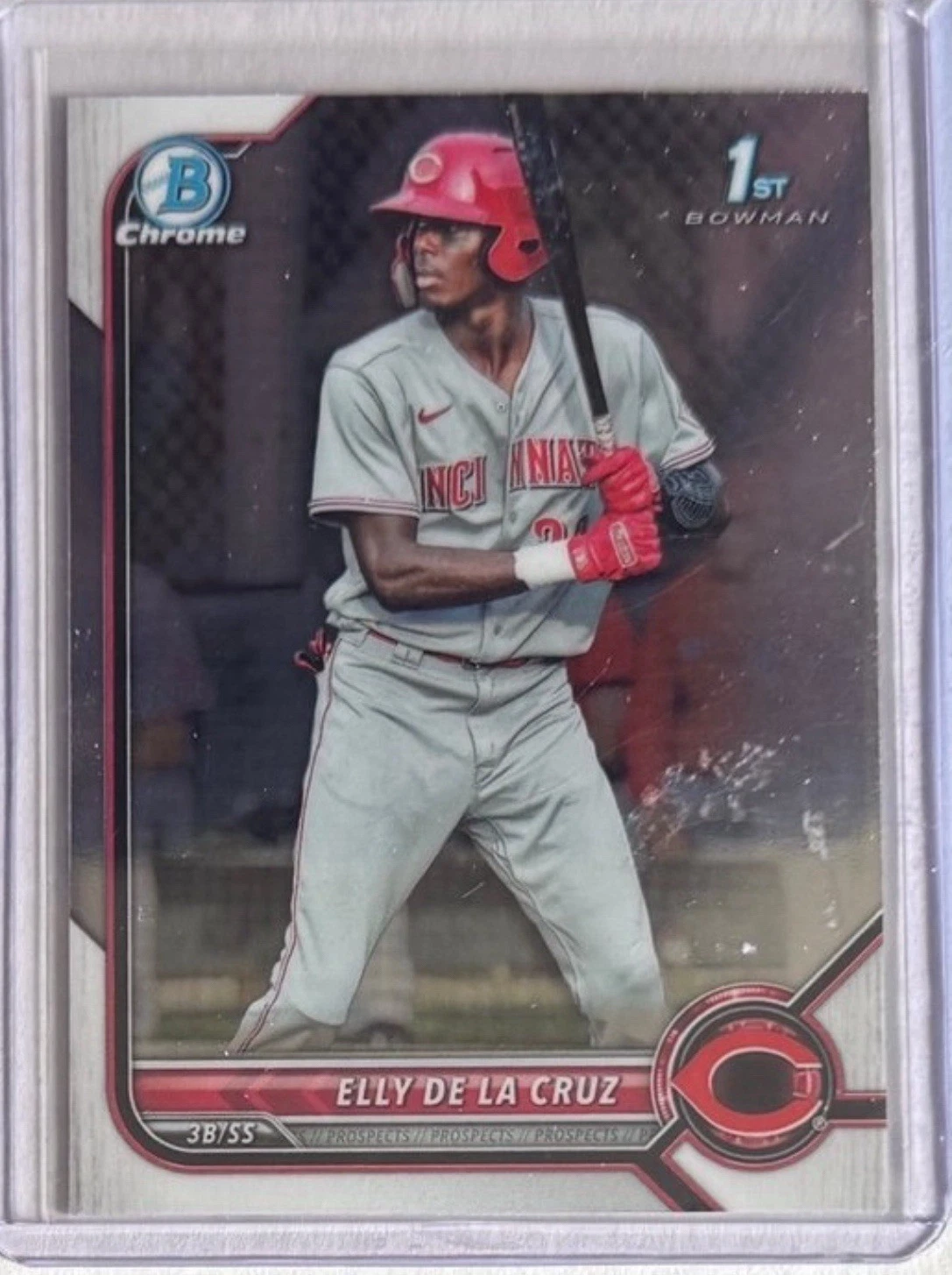 Elly De La Cruz 2022 Bowman, 1st Bowman Chrome #BCP-50 Cincinnati Reds