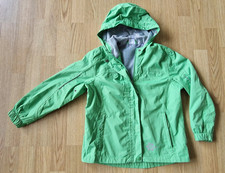 Pocopiano Gr.128 Kinder Jungen Mädchen Regenjacke grün
