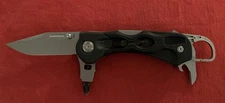 Leatherman H502 Knife With 2 Bits, Bottle/Can Opener and Lanyard Loop. Retired.