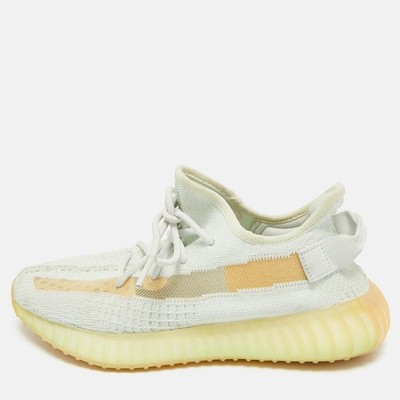 Yeezy x Adidas Light Green Knit Fabric Boost 350 V2 Hyperspace Sneaker Gr.42