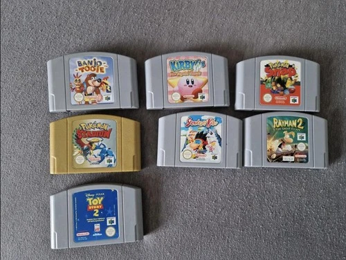 Nintendo 64 Spiele / N64 Spiele / Pokémon Stadium 2 / Kirby64 / Banjo Tooie N64
