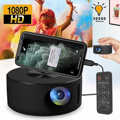 1080P LED Projektor Video Beamer Projektor Heimkino Filmprojektor für Smartphone