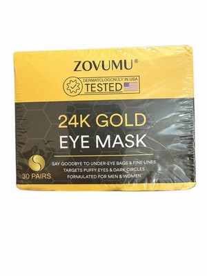Under Eye Mask For Men And Women 24K Gold Exp 11/2026 30 pair