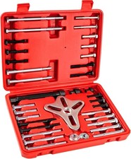 46pc Harmonic Balance Flywheel Balancer Crankshaft Gear Pulley Puller Tool Kit