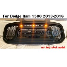 Rebel Style Grill For 2013-2018 16 Dodge Ram 1500 Front Grille Wletters Upgrade Rebel Style Grill For 2013-2018 16 Dodge Ram 1500 Front Grille Wletters Upgrade
