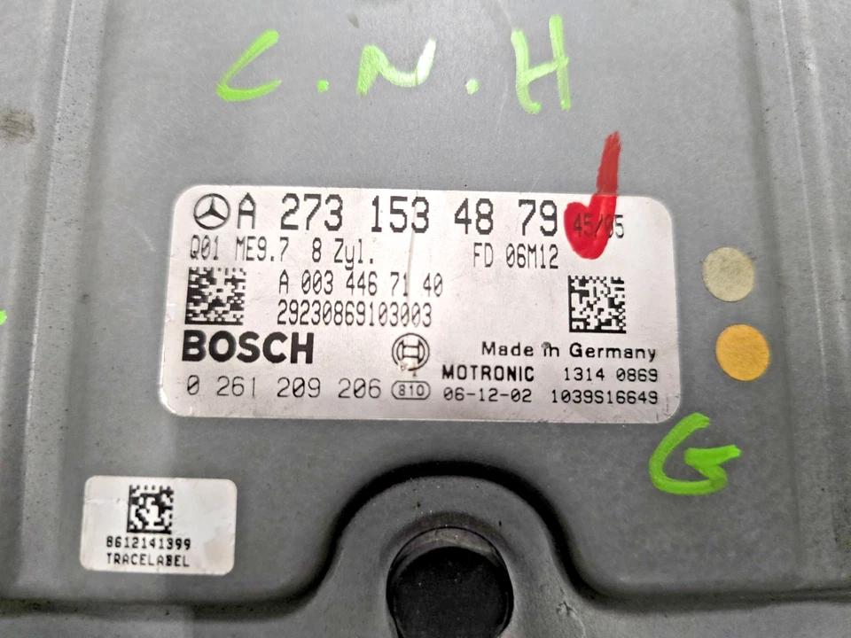 07-12 Módulo de control motor Mercedes X164 GL450 4MATIC ECU ECM 2731534879 Foto 3 de 4