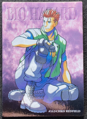 Chris Redfield Biohazard 163 All Capcom World Card Carddass 1997
