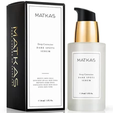 MATKAS Korean Deep Corrector Dark Spots Serum for Face - 1 Fl. Oz. with 2% Niaci