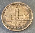 1939 Canada Silver Dollar $1 Coin -- Toned -- No Reserve