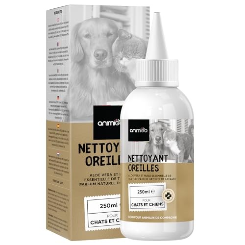 Nettoyant Oreille Chien et Chat Animigo 250ml Idéal après la Balade en Forêt