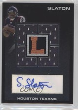 2008 Topps Letterman Auto Quad Relics 21/75 Steve Slaton #AQR-SS Auto c7e