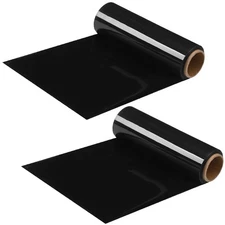 2 Rolls Non Slip Material Roll 8 Inch x 3.25 ft Silicone Roll Cut to Size Blu...