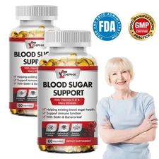 Blood sugar capsules help regulate blood sugar levels and improve metabolism 60p