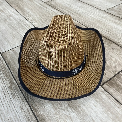 Genuine Ford Motor Company Western Straw Cowboy Hat NWOT - Picture 5 of 8