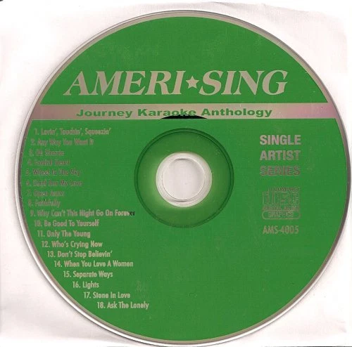 Journey's Greatest Hits Karaoke CDG CD 18 Songs DON'T STOP BELEVING Lights NEW - Image 2 of 2