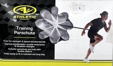 Athletic Works Training Parachute Nylon 54" Resistance for Muscle Strength Speed